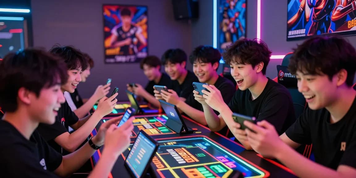 Exciting gaming atmosphere at https://663bet.com.pk/ with players focused on cash-based games.