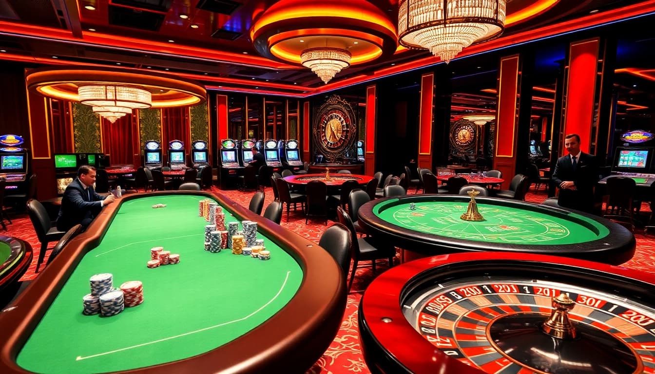 Experience the excitement at Nhà cái uu88 with vibrant casino tables and energetic gameplay.
