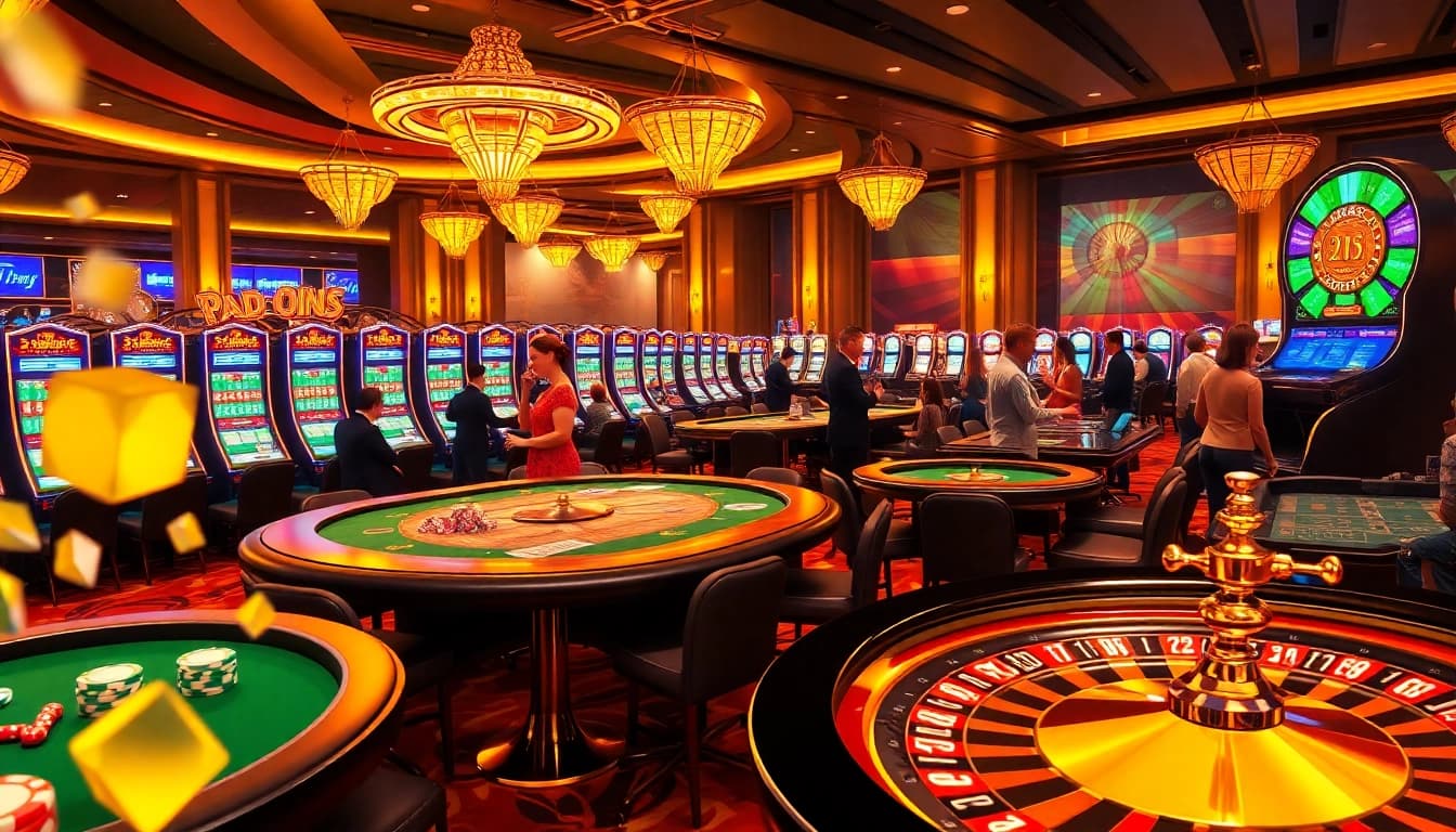 Experience the thrill of winning at 789P with vibrant casino tables and lively gameplay.