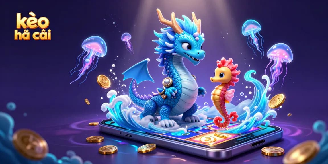 Engage with kèo nhà cái via captivating underwater casino elements showcasing slots and poker.
