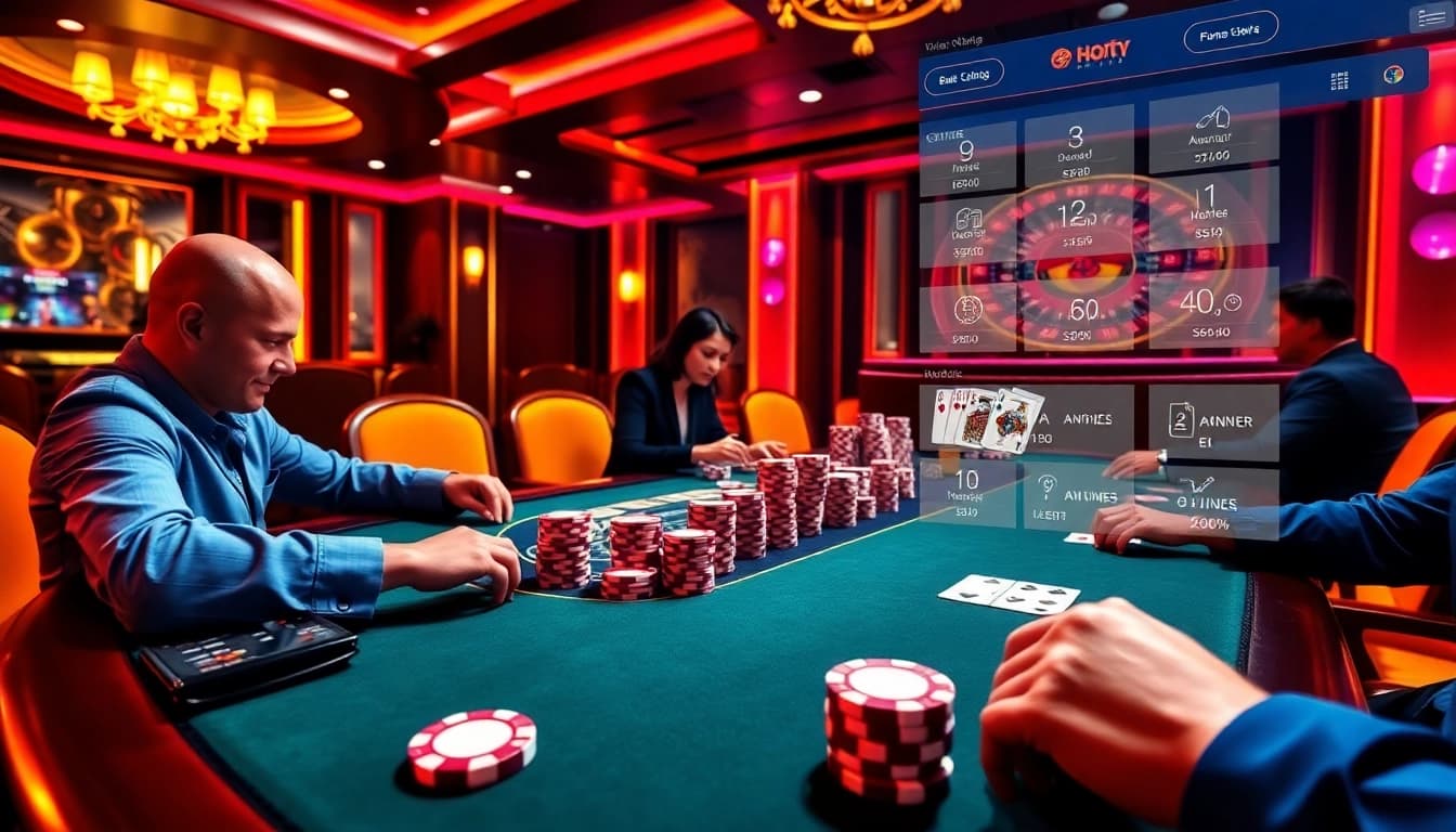 Experience thrilling gameplay at S666 with strategic poker action and vibrant casino ambiance.