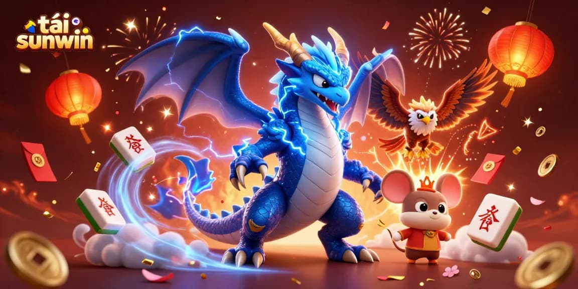Experience the thrill of tải sunwin with captivating characters and casino elements in a vibrant scene.