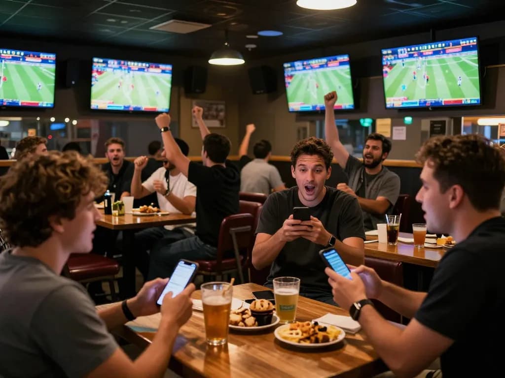 Experience thrilling moments with link F8bet while enjoying live sports betting at a vibrant bar scene