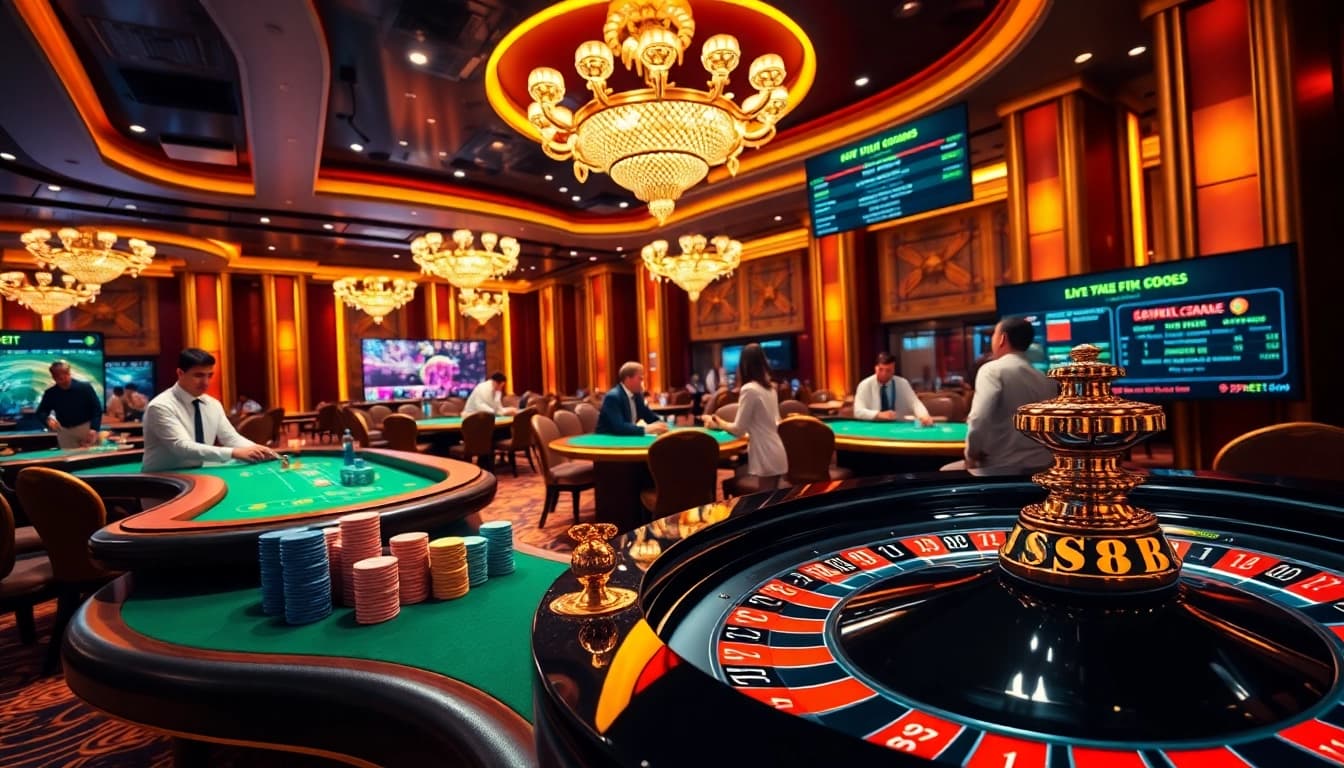 Experience the excitement at SP8BET's vibrant casino with live betting and poker.