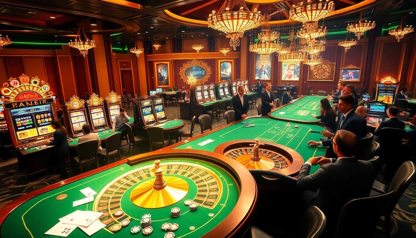 NEO79 Casino table scene showcasing thrilling gameplay and luxurious atmosphere.