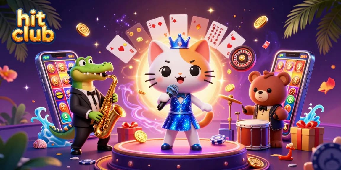 Engage in thrilling gaming at hit club with immersive characters and vibrant casino elements.
