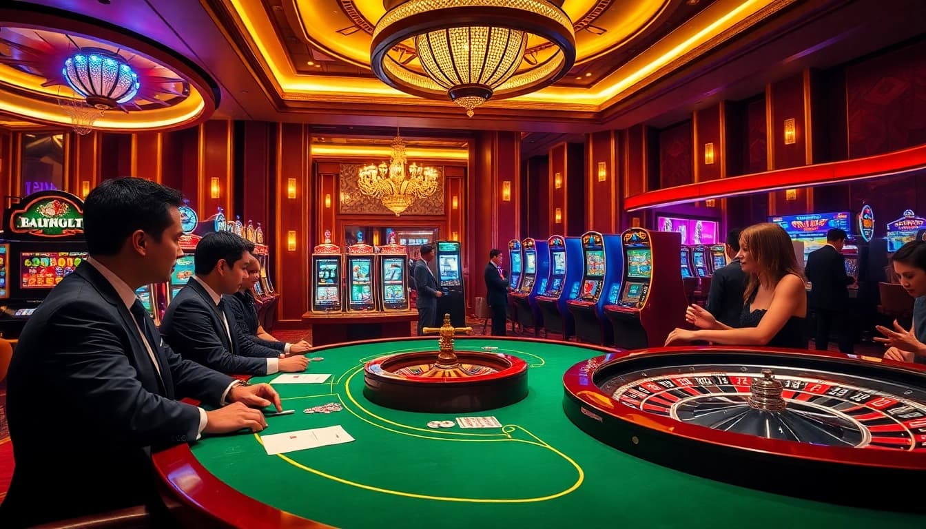 Experience thrilling gameplay at BDTK66's elegant casino with engaging poker and slot machines.
