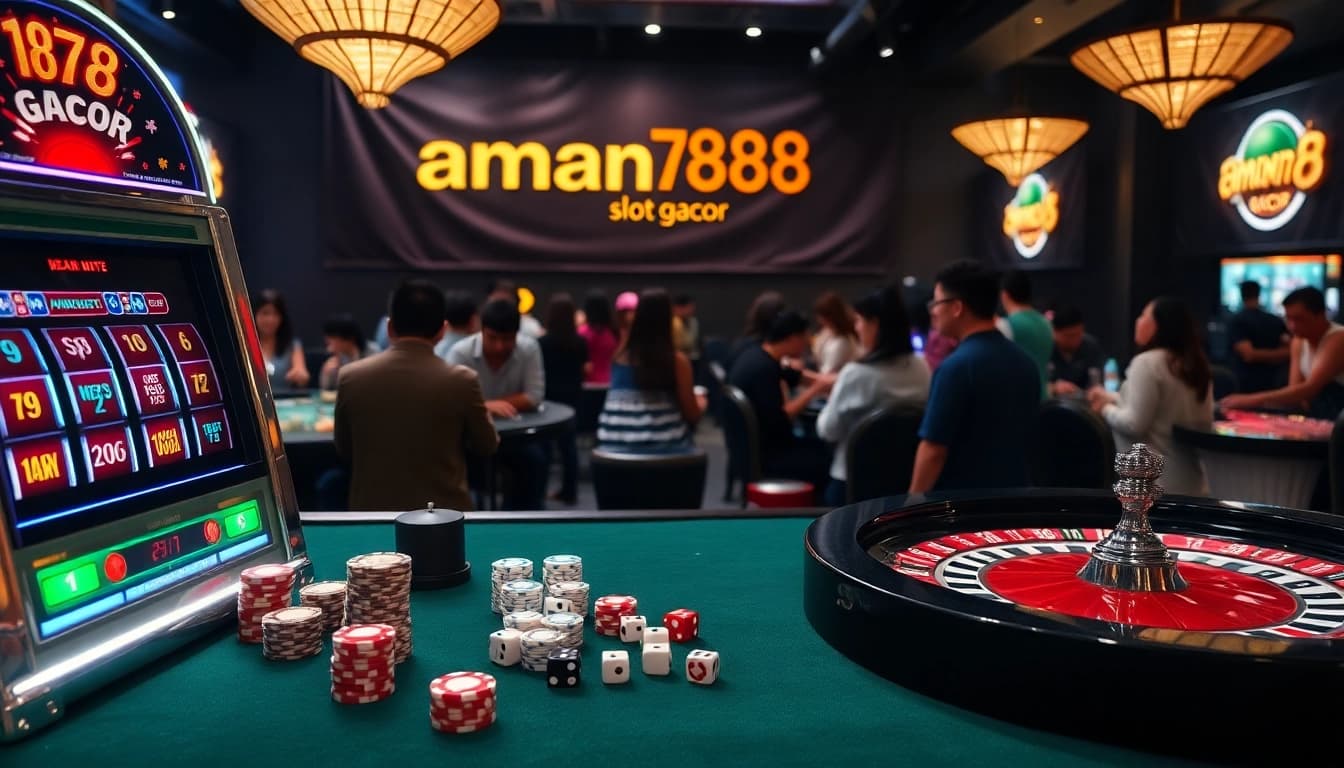 Rasakan sensasi aman788 slot gacor dengan mesin slot yang menarik dan suasana permainan yang hidup.