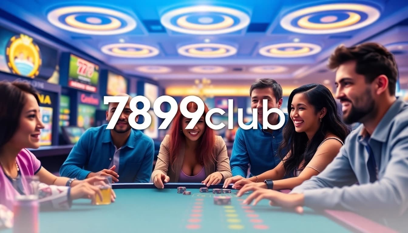 Exciting online gaming experience at 789club with diverse players enjoying various games.