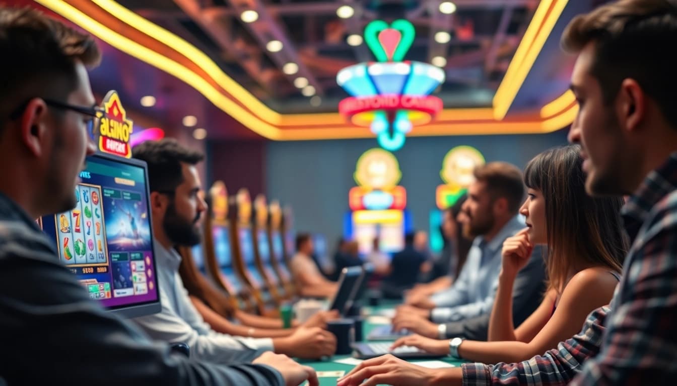 Engaged players discussing strategies in a vibrant gambling forum environment.