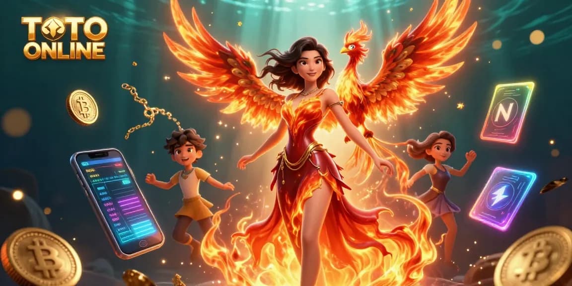 Engage with TOTO ONLINE through vibrant casino adventures featuring dynamic 3D characters and elements.