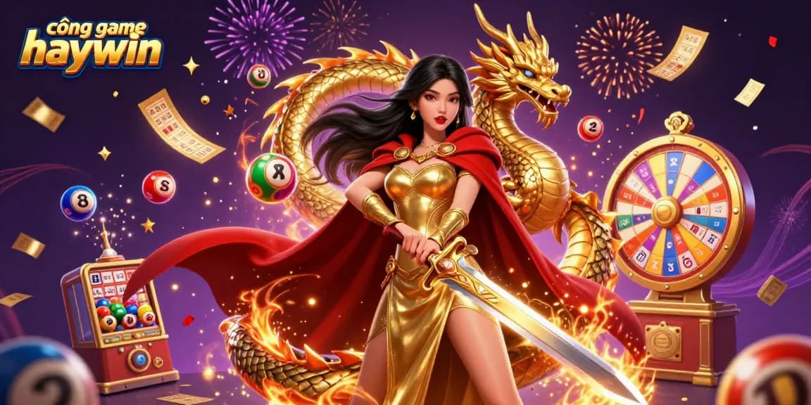 Play exciting games at cổng game haywin with vibrant lottery elements and dynamic visuals.