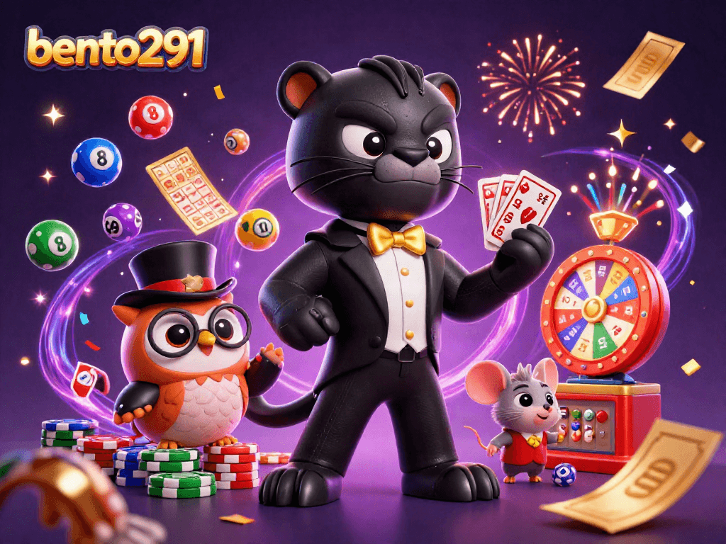 Experience bento291 with a stylish panther dealer, lively lottery balls, and festive atmosphere.