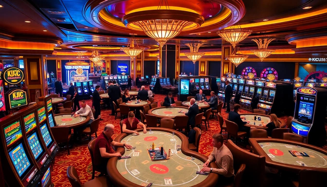 KJC US COM brings excitement to the table with diverse gambling experiences in a luxurious casino setting.