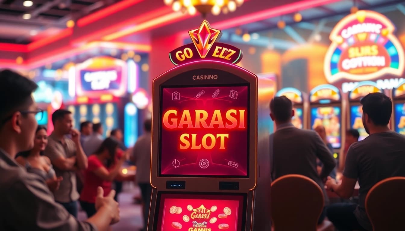 Rasakan pengalaman Garasi Slot dengan pemain yang bersemangat dan mesin slot menawan.