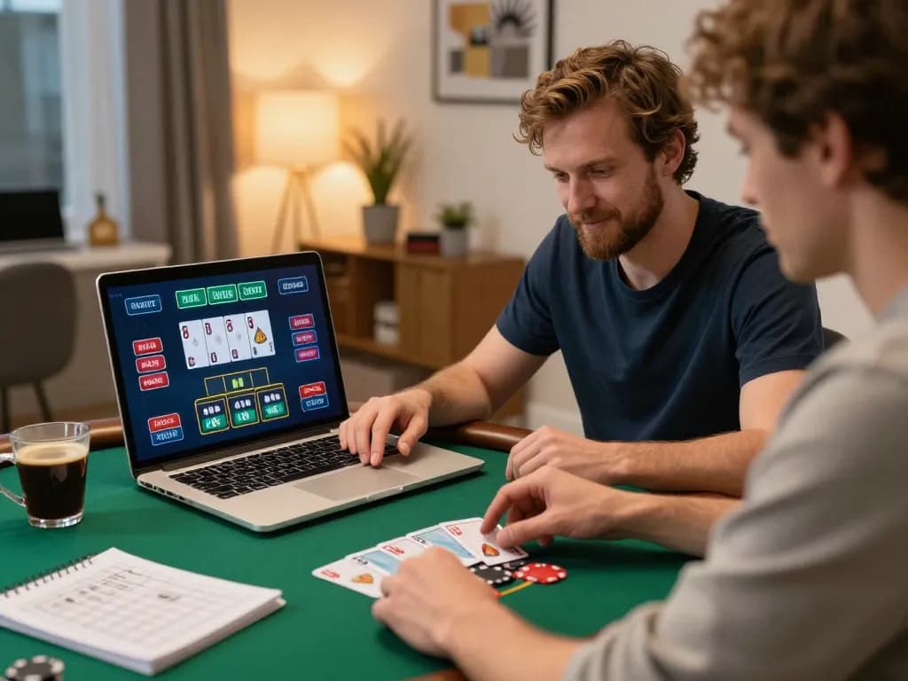 Experience the excitement of 789 online poker with a player engaged in live betting action.