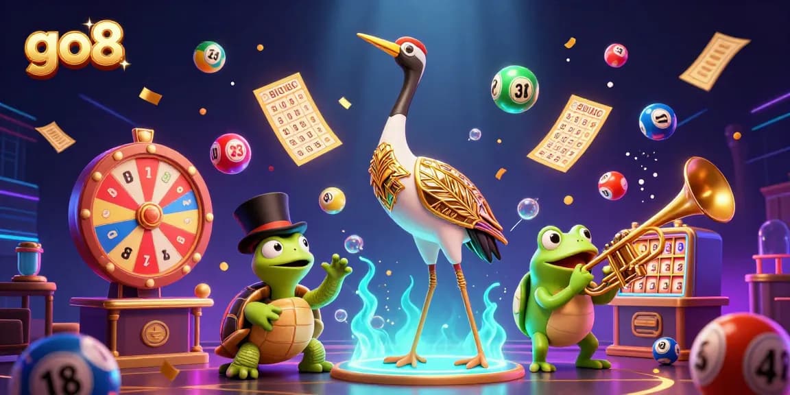 Spin, win, and enjoy vibrant play at the go8 gaming platform featuring lively casino characters.
