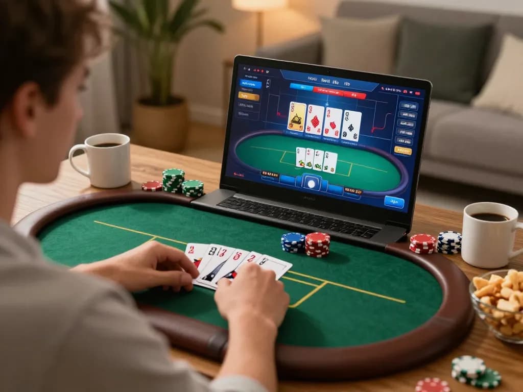 Pengalaman bermain game online yang menarik dengan pertandingan poker Ombak88 di suasana rumah yang nyaman