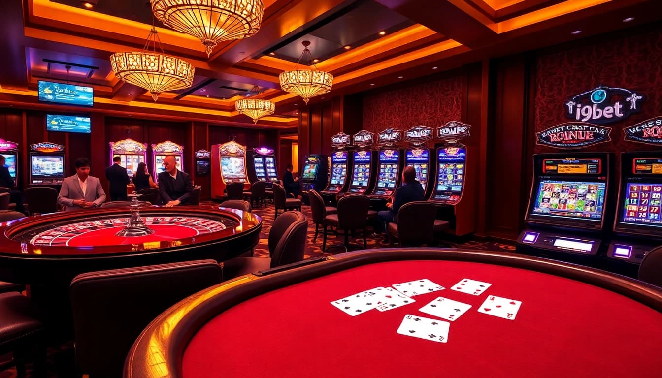i9bet delivers an exciting gaming experience with vibrant slot machines and engaging casino tables.