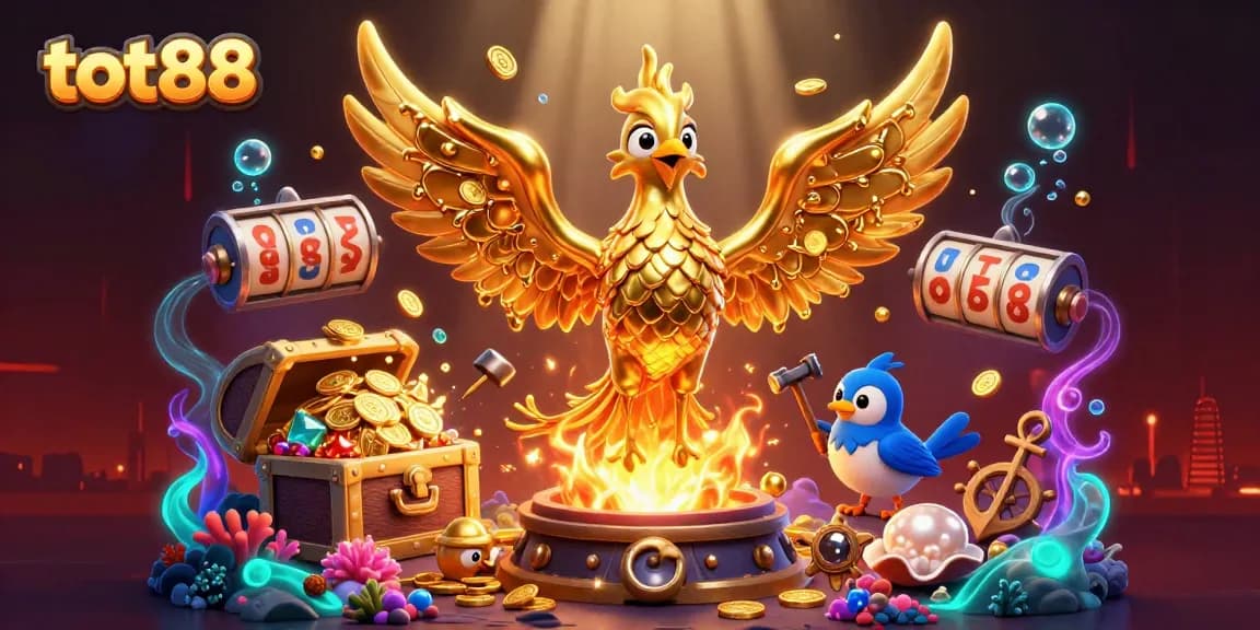 Experience thrilling gameplay at tot88 with our 3D casino phoenix and vibrant slot reels.