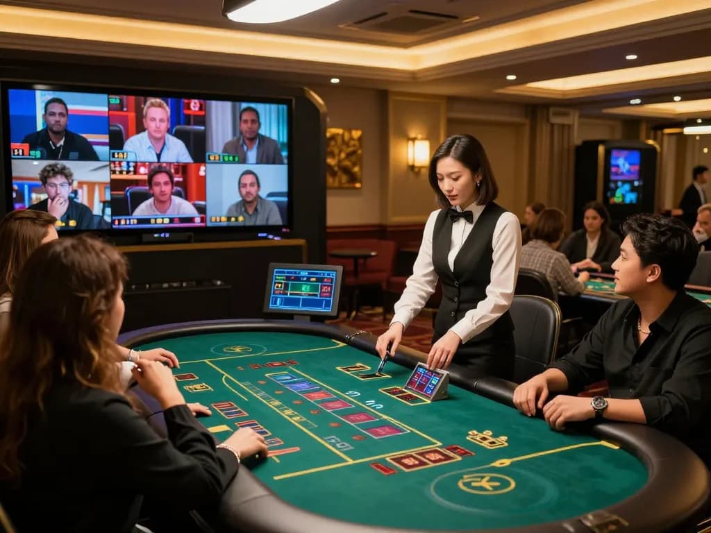 FLY88 engaging players in live dealer games with professional setup and inviting atmosphere