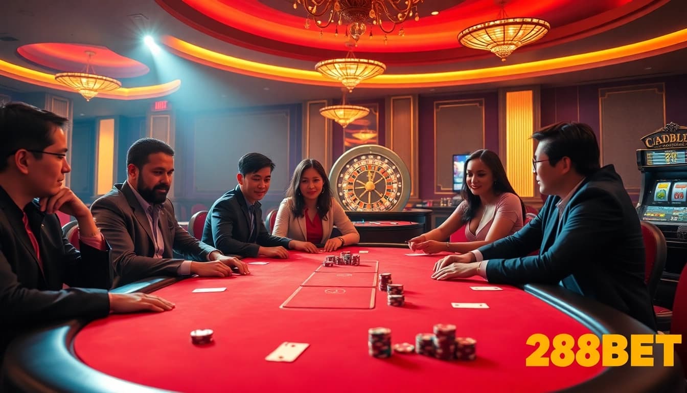 Experience the thrill of strategy and excitement at 28BET's luxurious casino.
