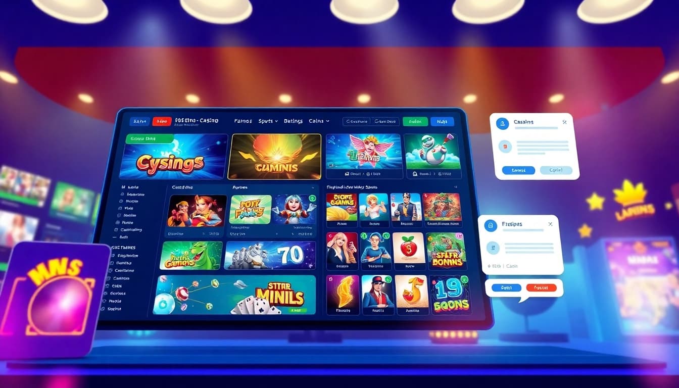 Engaging online gaming platform interface displaying https://sv66s.net/ with vibrant casino and sports graphics.