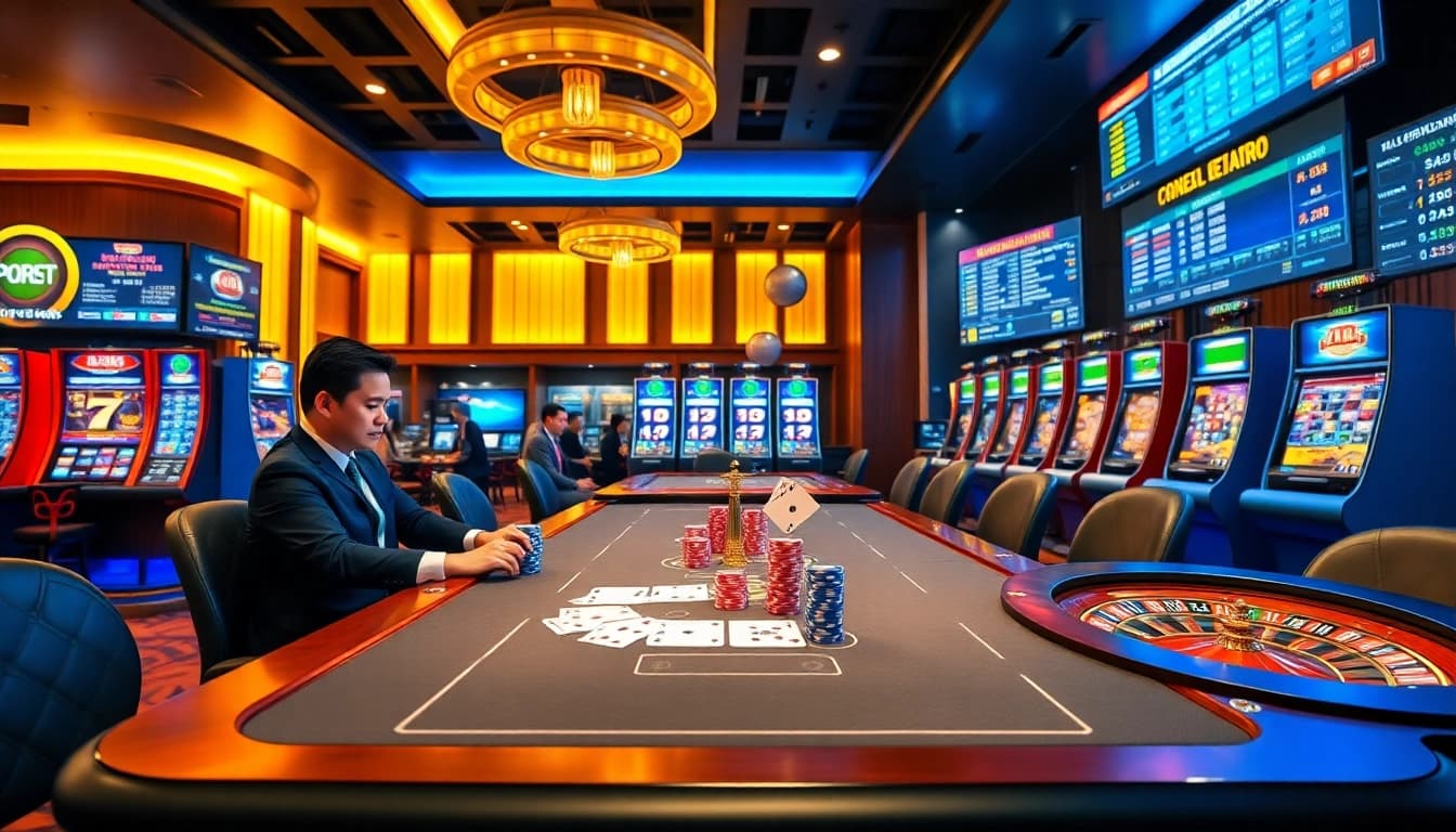 Engaging Nhà cái uy tín hàng đầu châu Á live dealer table showcasing professional betting action and vibrant casino gameplay