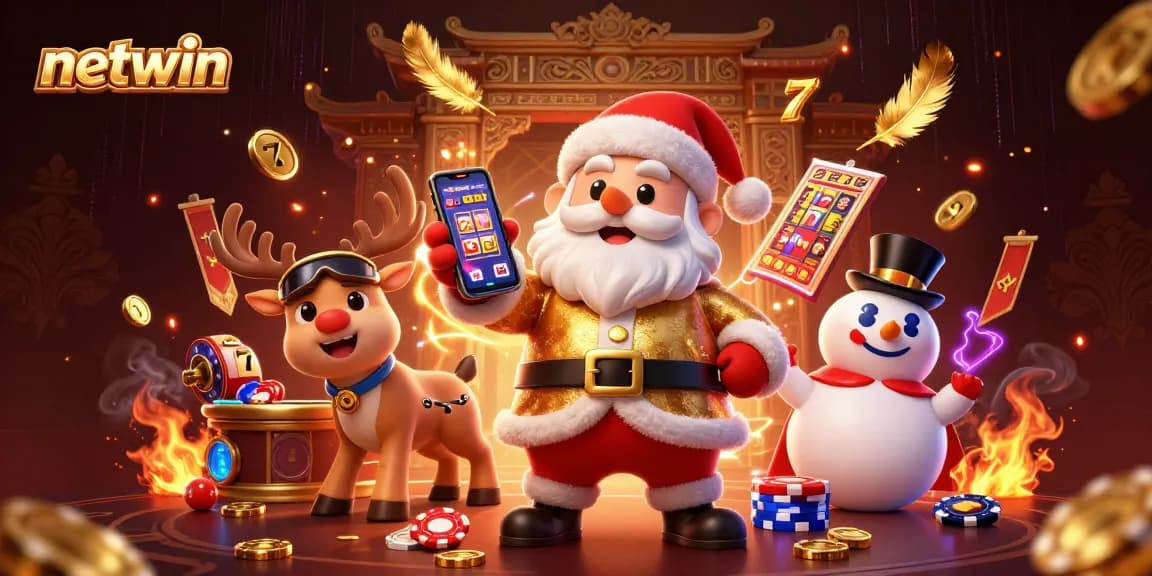Experience the excitement of netwin's casino thrills with animated characters celebrating big wins!