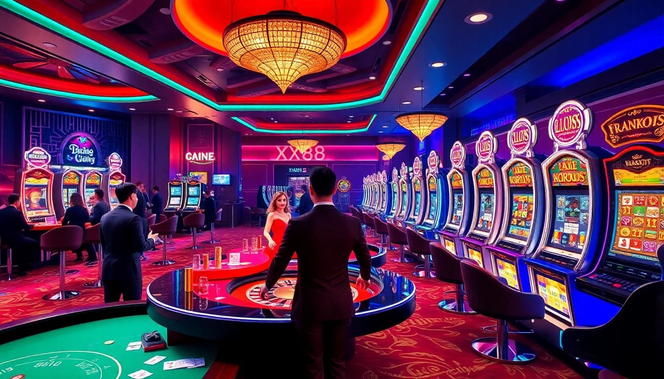 Experience the thrill of betting at nhà cái XX88 with exciting casino games and vibrant visuals.