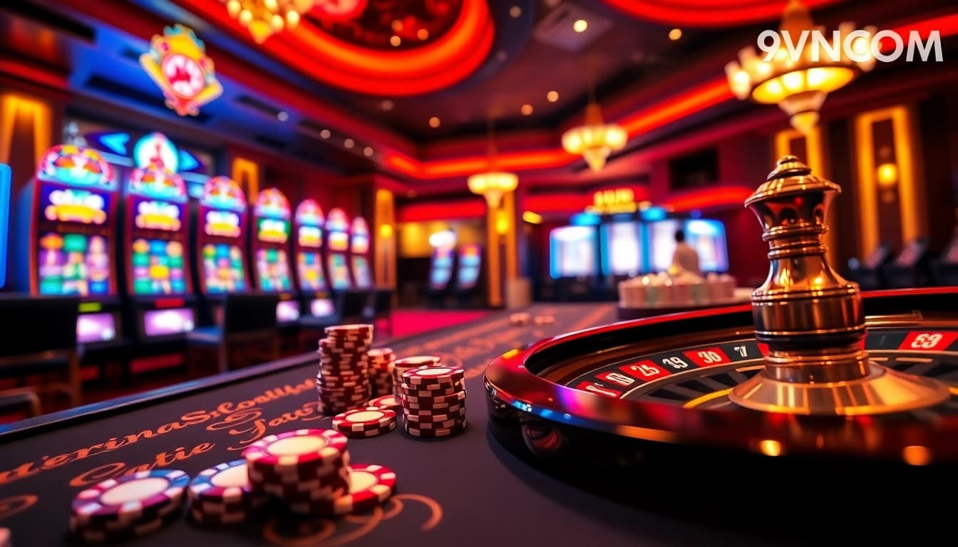 Experience the thrill of gambling at 69VN.COM with sophisticated gaming options and vibrant casino visuals.