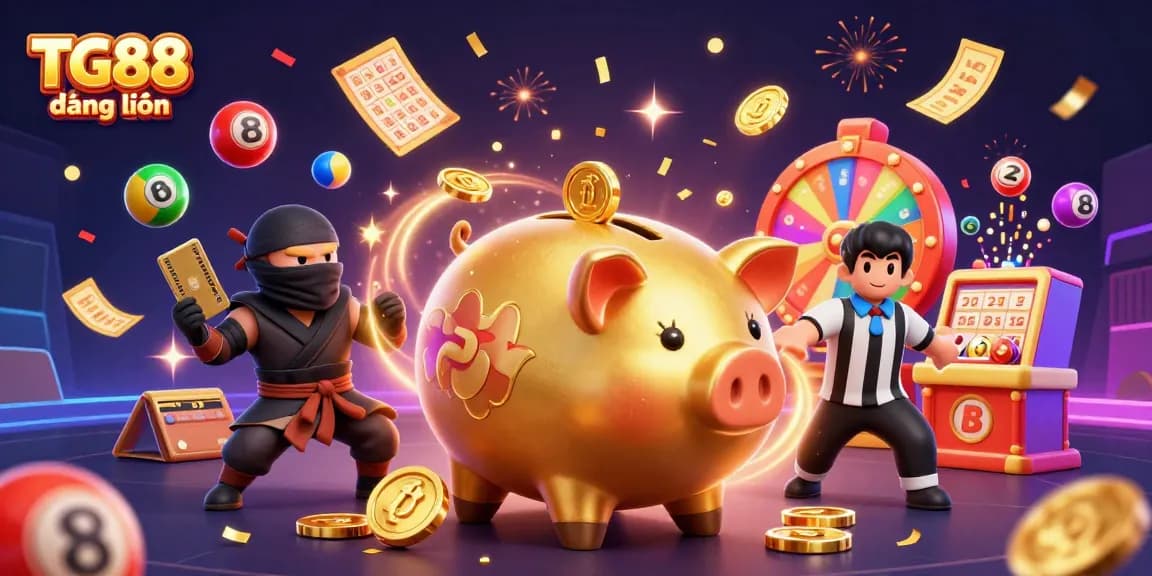 Engage with TG88 đăng nhập in a vibrant casino scene featuring dynamic characters and colorful elements.