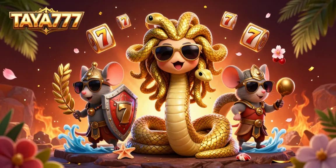Join the excitement at TAYA777 with engaging slot games and vibrant characters!