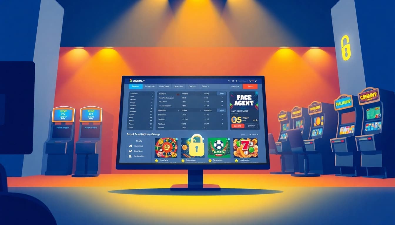 Experience the cutting-edge online betting interface of BOT88 AGENCY with vibrant visuals and a secure environment.