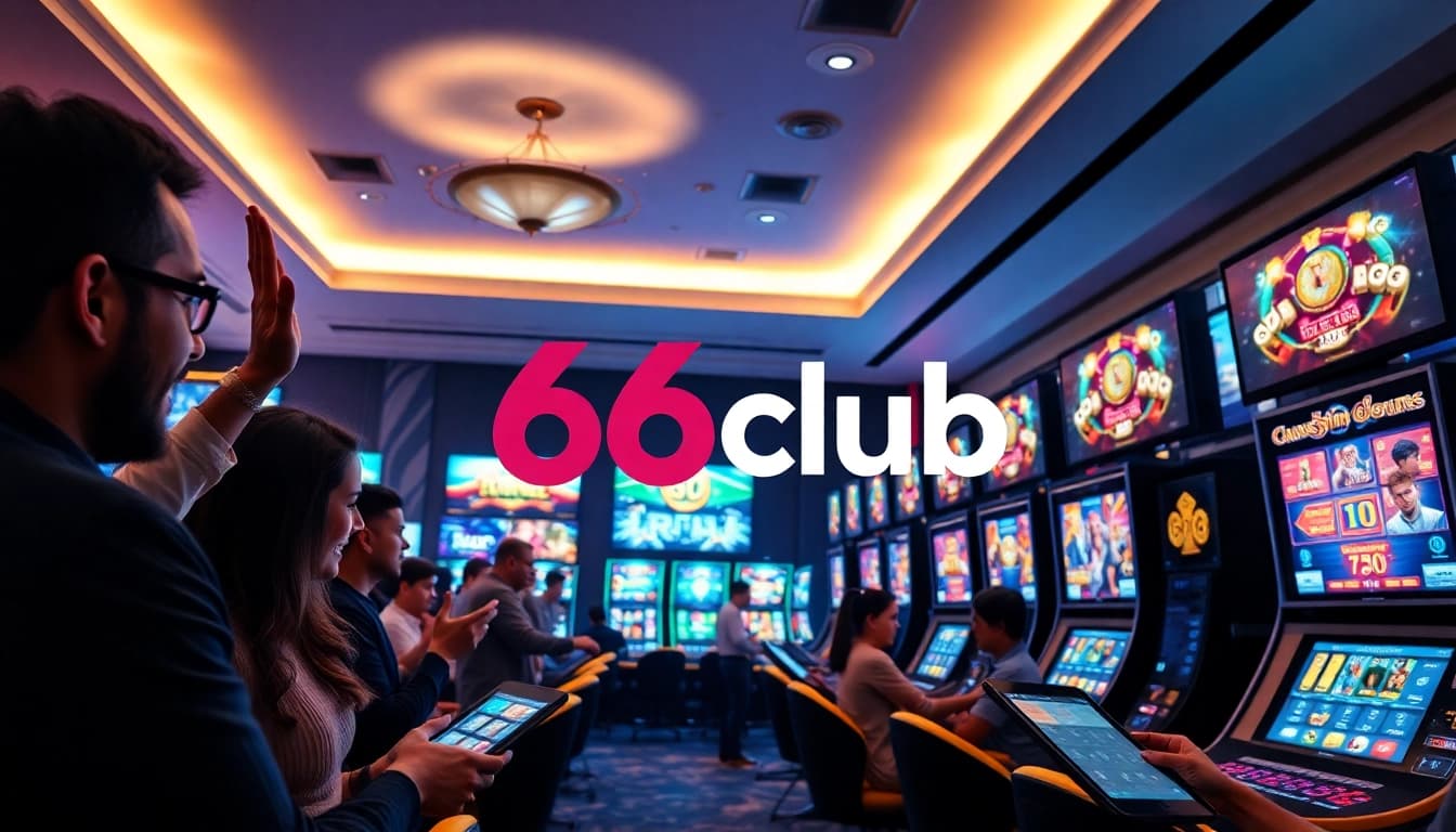 Experience the thrill of 66club's online gambling with vibrant games and engaging atmosphere.