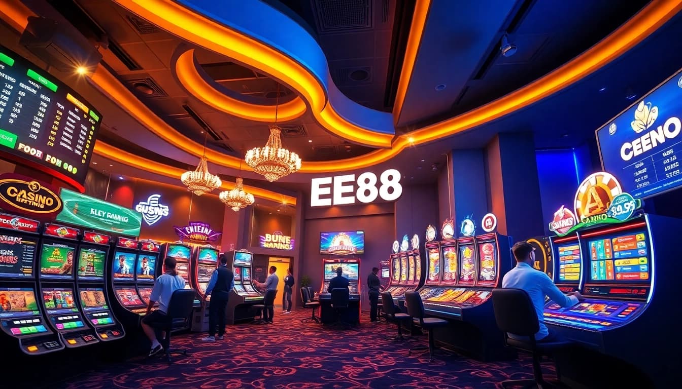 Experience the thrill of EE88's vibrant online casino filled with engaging 3D games.