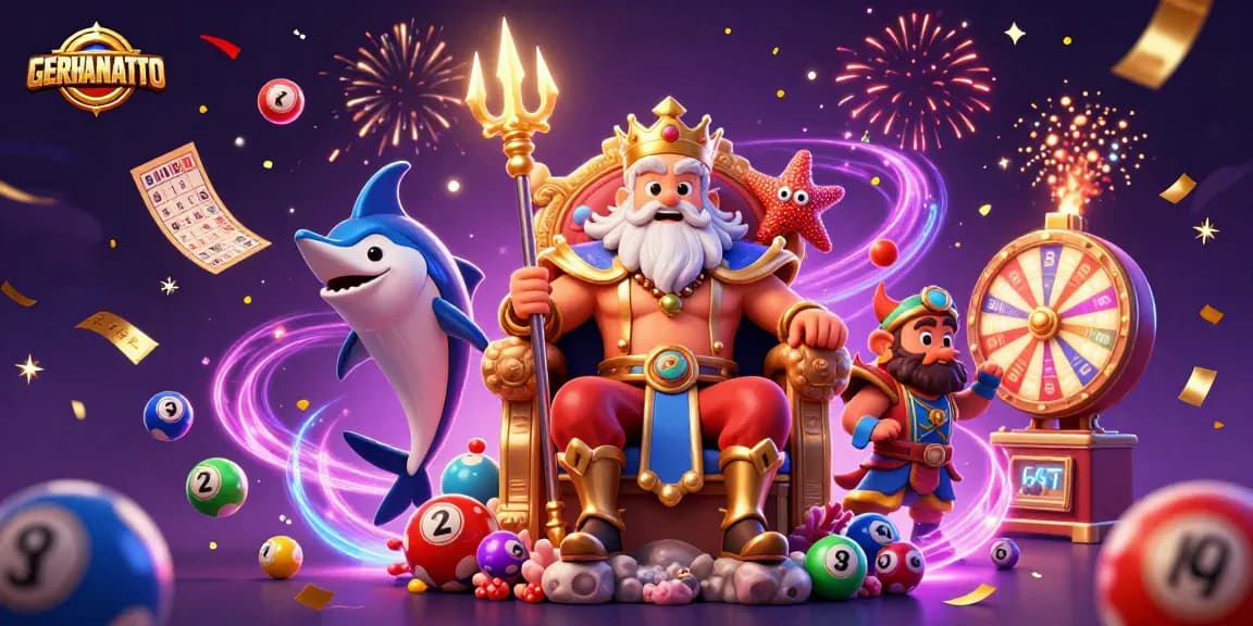 Menangkan hadiah besar di GERHANATOTO dengan bola togel berwarna-warni dan permainan lotere yang interaktif.