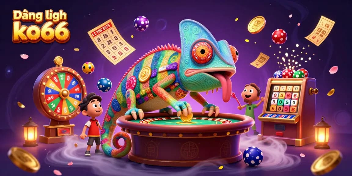 Engage with Đăng nhập ko66 for an exciting casino experience featuring vibrant elements and playful characters.