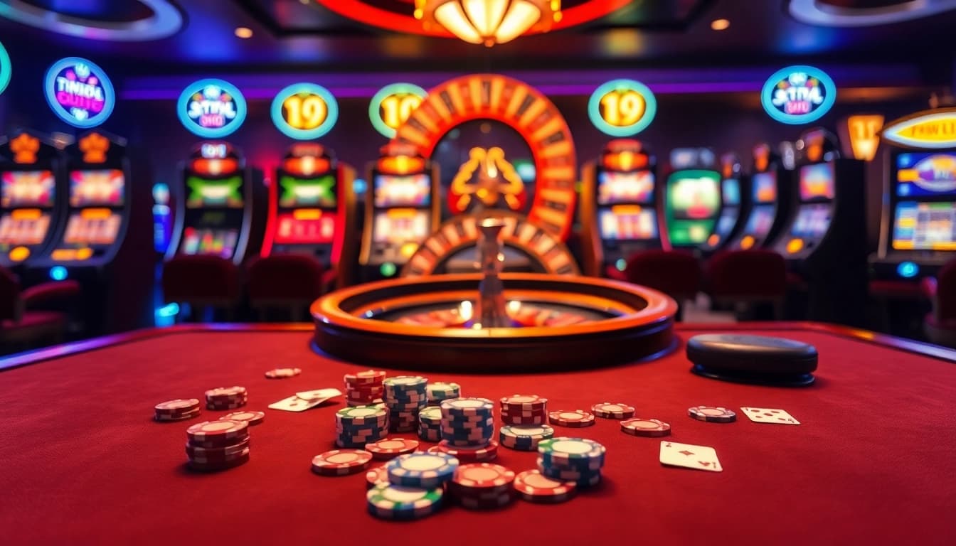Players enjoying intense moments at SODO casino with vibrant games and poker strategies.
