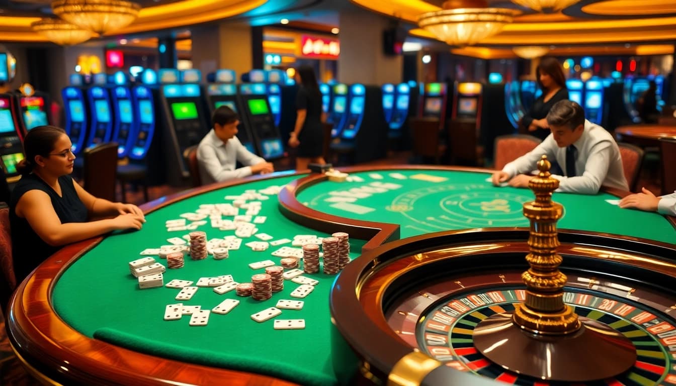 Engage in exciting gameplay with Dominoqiu's dynamic online poker experience and thrilling jackpots.