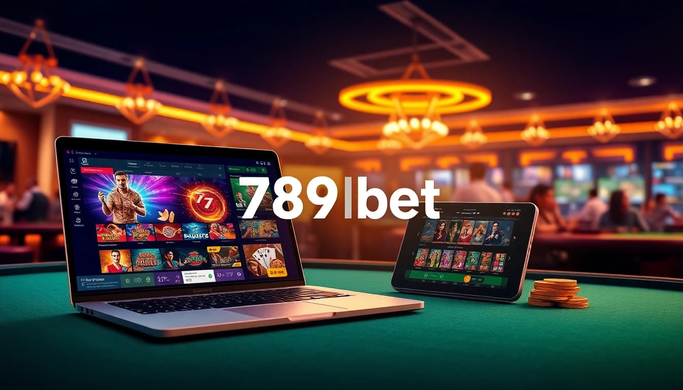 Engaging visual of 789bet online gambling platform showcasing vibrant casino games and mobile access.