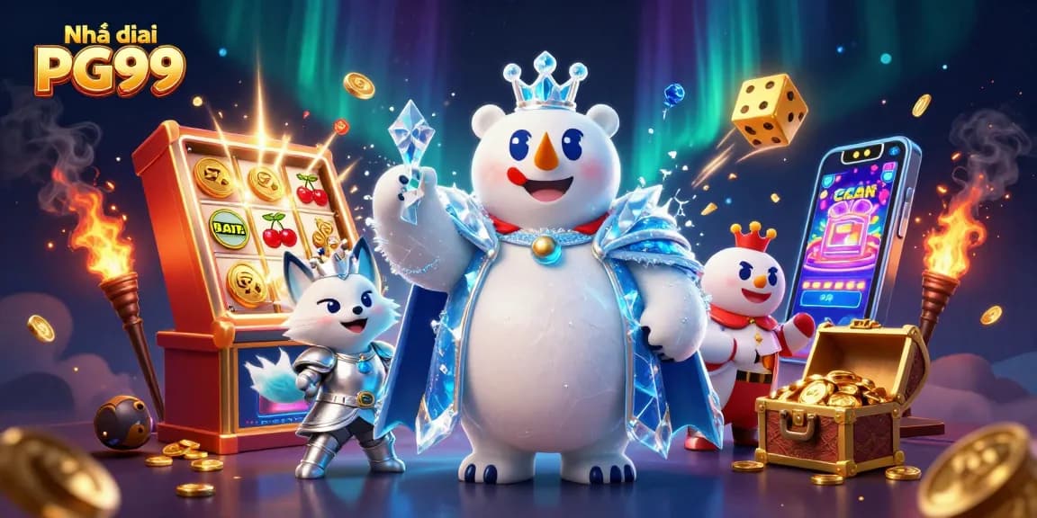 Play games at Nhà cái PG99, enjoy the exciting explosion of jackpots and treasures in an immersive online casino environment.