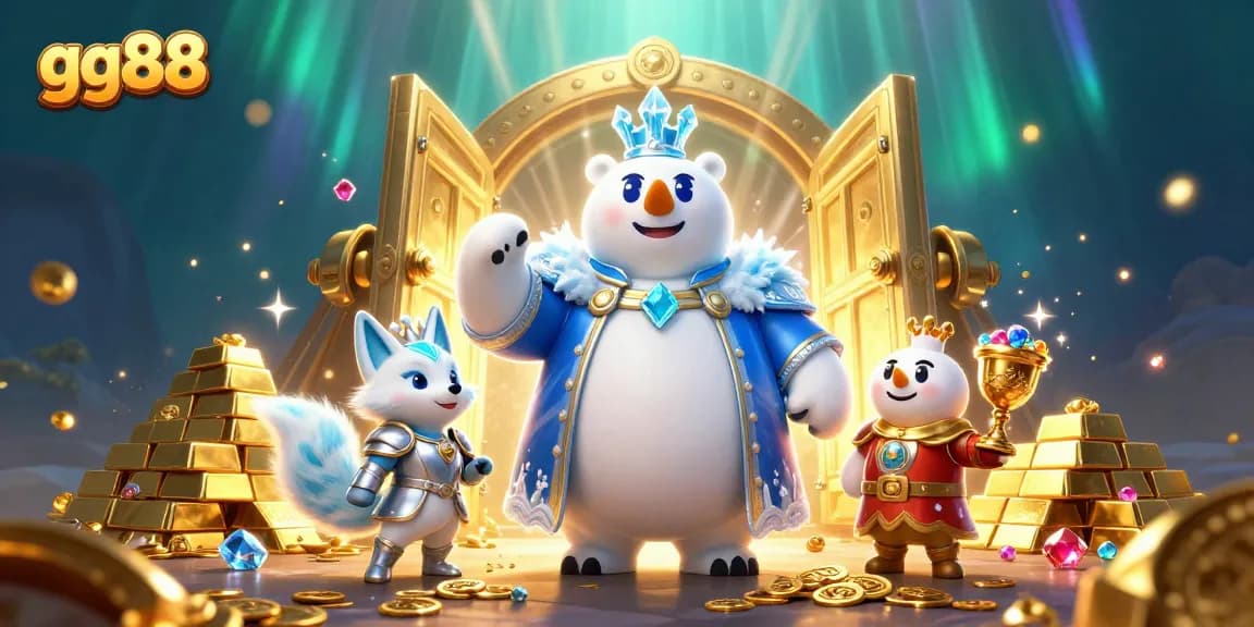 Experience captivating wins at gg88 with the polar bear king and treasure vault adventure.