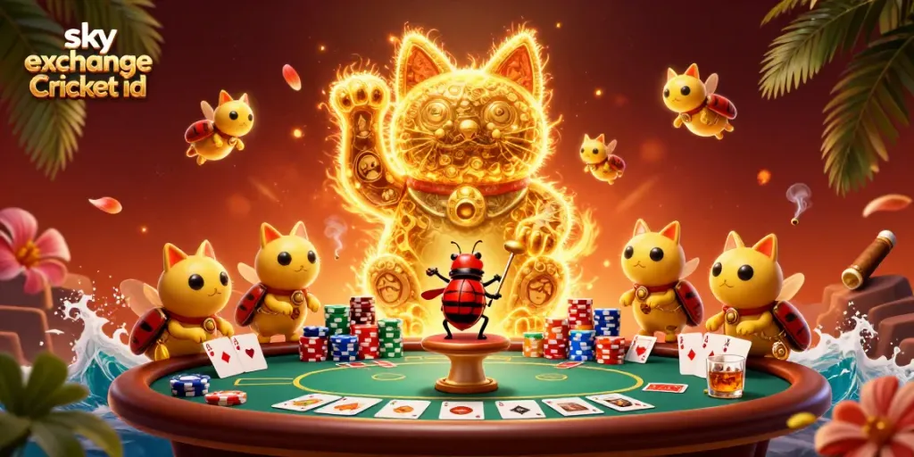 Engage with sky exchange Cricket id while exploring vibrant casino elements and betting features