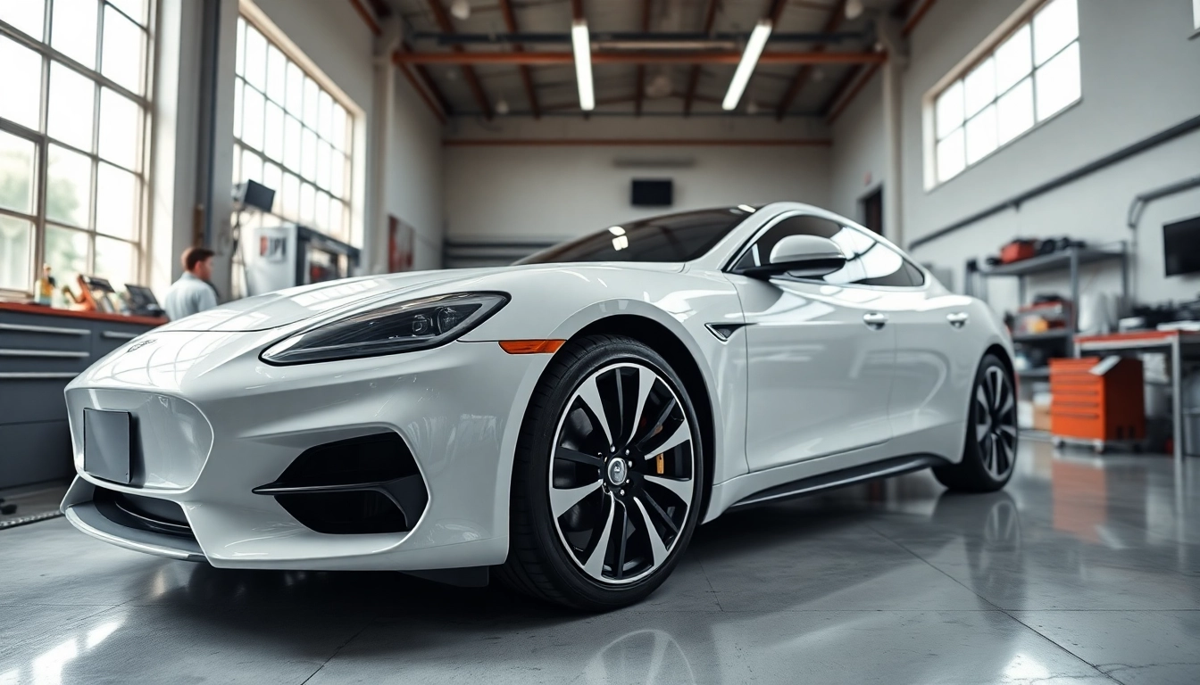 Apply high-quality PPF Chattanooga on vehicles at a professional workshop.