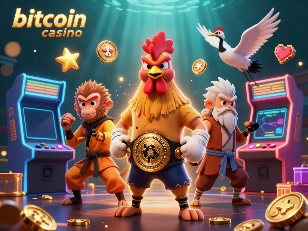Experience the thrill of the bitcoin casino with dynamic characters and vibrant game elements