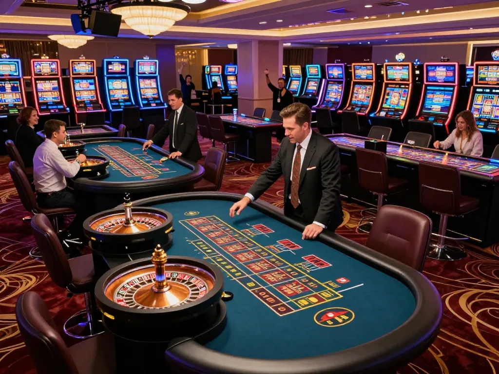 Experience the excitement at the leading casino floor with liên minh okwin featuring vibrant roulette gameplay and dynamic atmosphere.