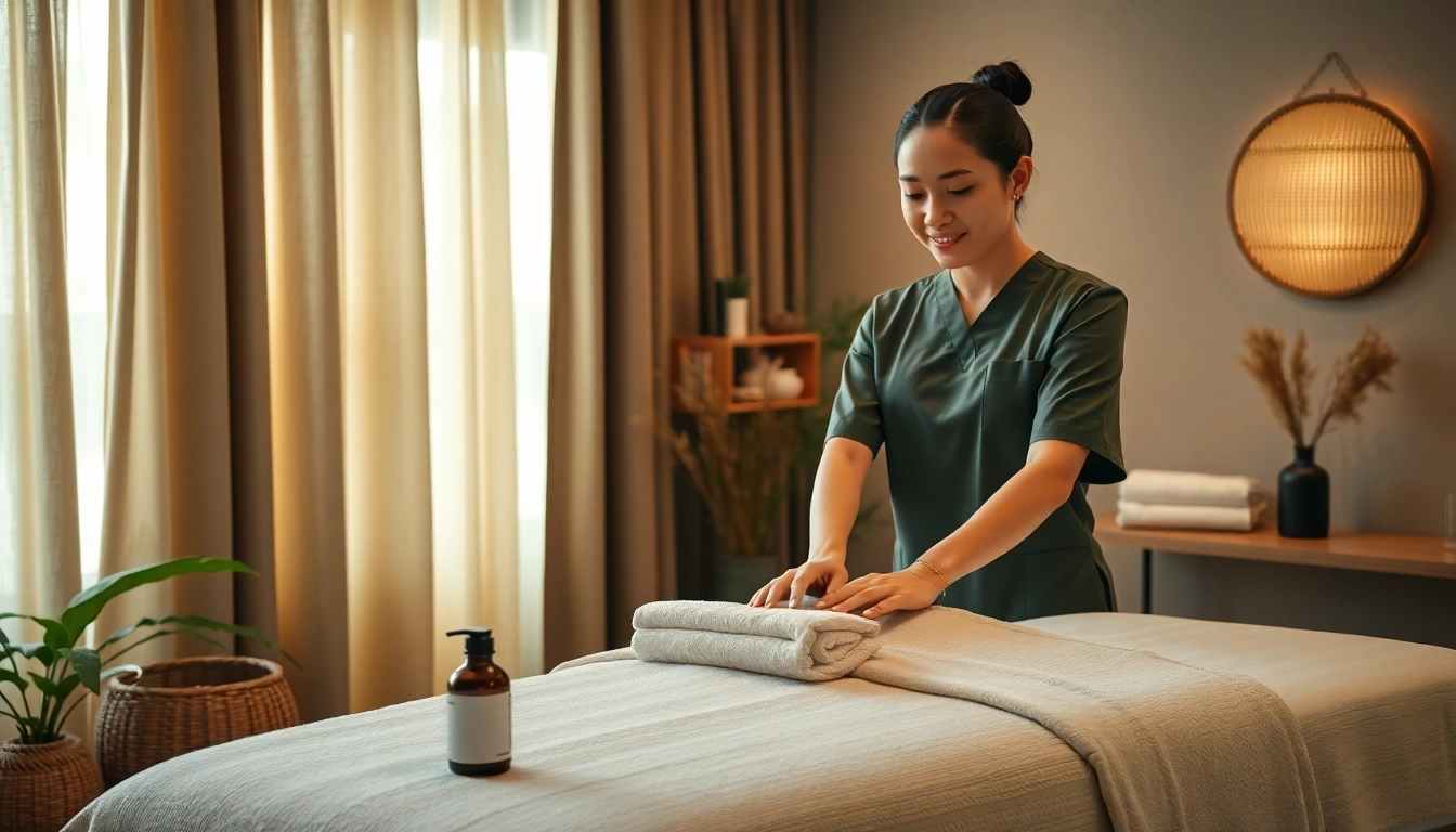 Experience relaxation with 수원출장마사지 in a cozy home setting with a professional therapist.