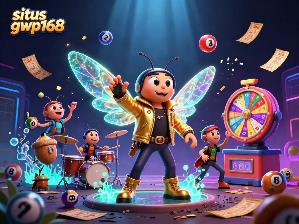 Gambarlah situs gwp168 dengan cicada rock star dan elemen kasino