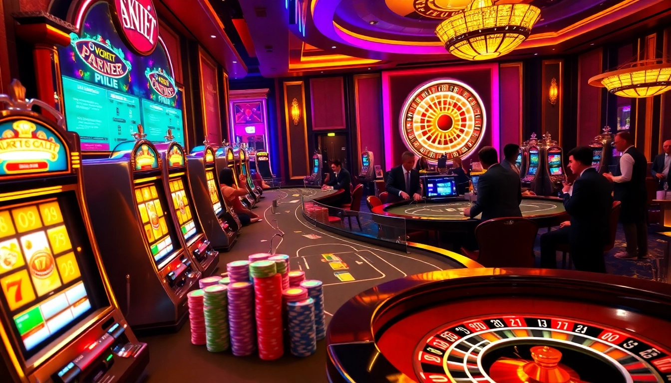 Experience luxury gaming at HAYBET with vibrant tables and engaging players at the casino.